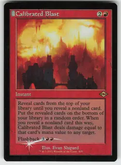 Calibrated Blast (Retro Frame) Foil R Modern Horizons 2 405 MTG - Image 1
