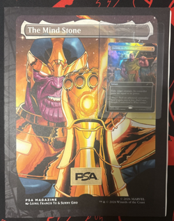 MTG Swords to Plowshares Thanos PSA Magazine Promo w/ Magazine In Hand - Image 1