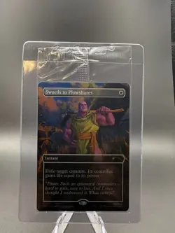 MTG Swords to Plowshares Thanos PSA Magazine Promo w/ Magazine In Hand - Image 3