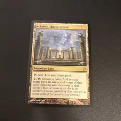 Nykthos, Shrine to Nyx Legendary Land Lightly Played MTG - Image 1