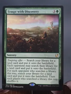 Tempt with Discovery Commander 2019 MTG Regular Near Mint - Image 1