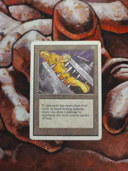 Black Vise Unlimited Edition 2ED MTG Magic the Gathering - Image 1