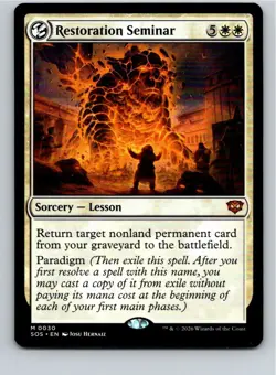 Magic the Gathering Restoration Seminar Secrets of Strixhaven MTG Free Shipping! - Image 1