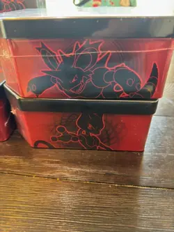 Pokemon TCG: Team Rocket Tin Sealed Full Set w/ all Three! (Ready to Ship) - Image 3