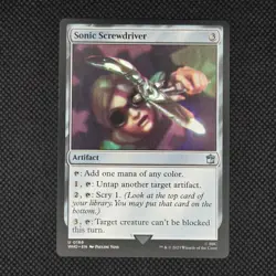 Sonic Screwdriver (0186) 186 Universes Beyond: Doctor Who Magic The Gathering NM - Image 1