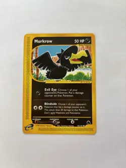 Pokemon TCG Murkrow 79/144 Common Non- Holo Skyridge (NM) - Image 1