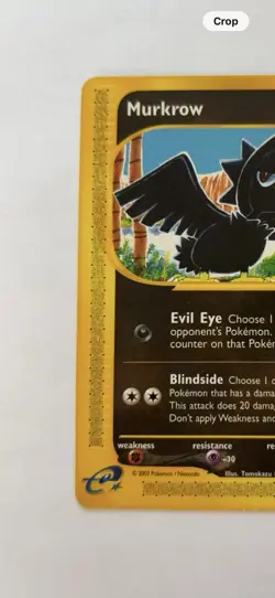 Pokemon TCG Murkrow 79/144 Common Non- Holo Skyridge (NM) - Image 3