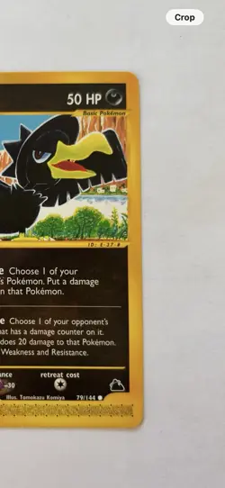 Pokemon TCG Murkrow 79/144 Common Non- Holo Skyridge (NM) - Image 4