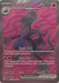 Salazzle ex 101/088 Ultra Rare Perfect Order Pokemon Holo Near Mint - Image 1