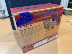 Pokemon TCG Sealed Sword and Shield Set ETB Elite Trainer Box Zacian *SEE PICS* - Image 2