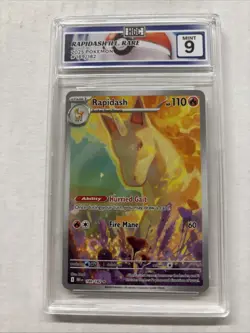 2025 Pokemon Rapidash Illustration Rare #189 HGC 9 (sb3) - Image 1