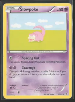 Slowpoke 32/83 Common Generations Pokemon Moderately Played - Image 1