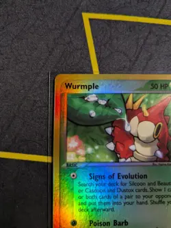 Wurmple 78/109 Common Reverse Holo 2003 EX Ruby & Sapphire Pokemon TCG NM - Image 4