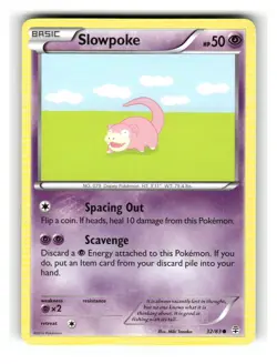 Slowpoke 32/83 Common Generations Pokemon Moderately Played - Image 1