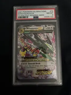 Pokemon Celebrations- M Rayquaza EX 76/108 - PSA 8 - Image 1