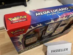 Pokemon TCG: Mega Lucario EX Figure Collection Box + Promo - 5x Booster Pack NEW - Image 2