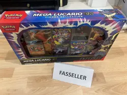 Pokemon TCG: Mega Lucario EX Figure Collection Box + Promo - 5x Booster Pack NEW - Image 5
