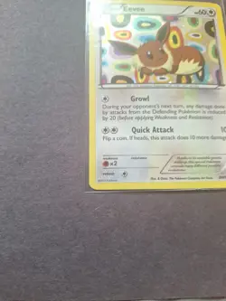 Pokemon TCG Eevee BW94 Black & White Promo Holo Card Heavily Played - Image 2