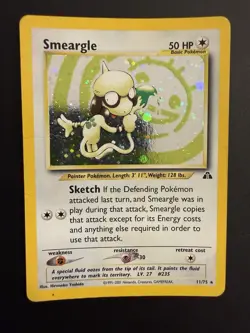 Pokemon Neo Discovery Smeargle Holo 11/75 - HP/DMG - Image 5