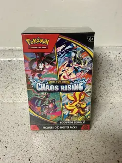 POKEMON TCG: MEGA EVOLUTION CHAOS RISING ME04 BOOSTER BUNDLE BOX - Image 1