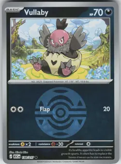 Vullaby (Dusk Ball) 138/217 Common Ascended Heroes Pokemon Lightly Played - Image 1