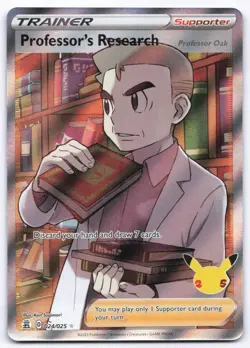 Pokemon TCG Professor's Research 024/025 Celebrations NM - Image 1