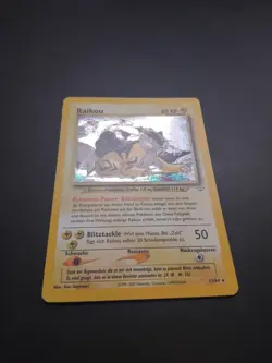 LP GERMAN Pokemon TCG Raikou 13/64 Neo Revelation Vintage WOTC Holo Rare - Image 2