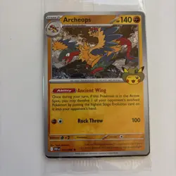 Pokemon TCG Archeops 051 Chicago Pokemon Fossil Museum Exclusive - Image 1