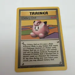 Pokemon Clefairy Doll 70/102 - Base Set - LP Rare - 1999 English Vintage WotC - Image 1