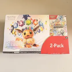 Pokemon TCG Prismatic Evolutions Elite Trainer Box Booster Bundle Costco - Image 1