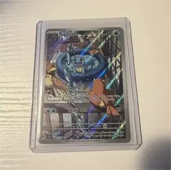 Squirtle 148/142 Illustration Rare Full Art Holo SV07 Stellar Crown EN 2024 - Image 1