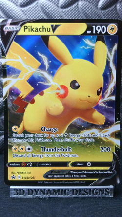 | Pokemon Pikachu V - SWSH061 Swsh Sword And Shield Promo NM 🔥 | - Image 1