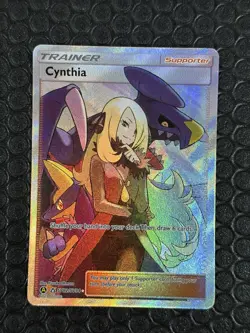 Cynthia SV82/SV94 Hidden Fates Shiny Vault Shiny Holo Rare Full Art NEAR MINT - Image 1