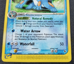 Pokemon TCG EX Ruby and Sapphire - Swampert 23/109 Non-Holo Rare LP - Image 3