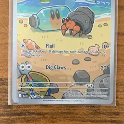 Dwebble 129/086 Black Bolt Holo Illustration Rare Pokemon Eng - Image 3