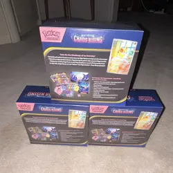 Pokemon Mega Evolution Chaos Rising Elite Trainer Box Lot x3 Boxes English TCG - Image 3