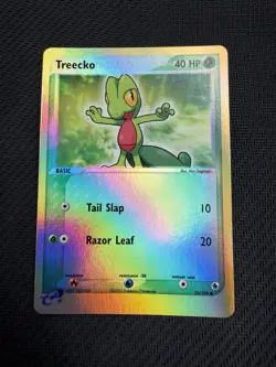 Pokemon TCG Treeko Reverse Holo 76/109 EX Ruby and Sapphire 2003 NM - Image 3