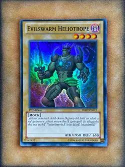 Yugioh Evilswarm Heliotrope HA07-EN011 Super Rare 1st Ed NM - Image 1