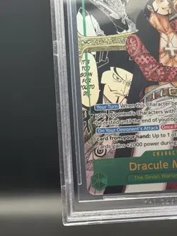 2026 One Piece The Azure Sea's Seven Dracule Mihawk Manga Art BGS 10 PRISTINE - Image 5