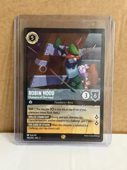 Disney Lorcana TCG Robin Hood Champion of Sherwood 190/204 Inklands Non-Foil - Image 1
