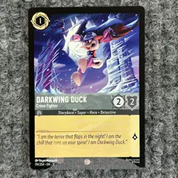 Disney Lorcana Winterspell Darkwing Duck 174/204 Common Misprint - Image 1
