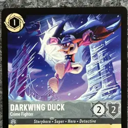 Disney Lorcana Winterspell Darkwing Duck 174/204 Common Misprint - Image 3