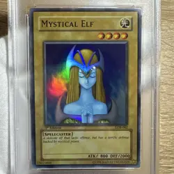 Mystical Elf PSA10 Asia 1st Edition LOB 062 Super Rare YuGiOh Only 23 Made - Image 2