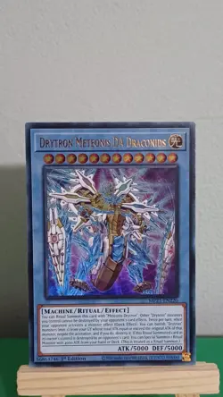 2025 Yugioh Drytron Meteonis Da Draconids MP25-EN220 Ultra Rare Fresh Pull - Image 1