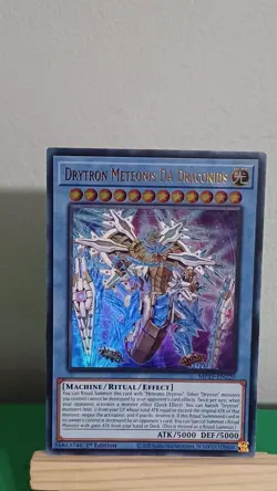 2025 Yugioh Drytron Meteonis Da Draconids MP25-EN220 Ultra Rare Fresh Pull - Image 3