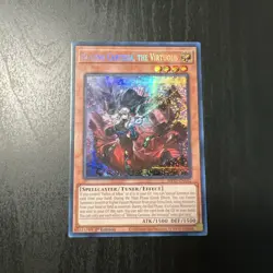 Yugioh Blazing Cartesia, the Virtuous MP23-EN162 Prismatic Secret Rare 1st Ed NM - Image 1