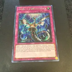 *** INFINITE IMPERMANENCE *** 1ST EDITION SECRET RARE RA01-EN075 YUGIOH - Image 1