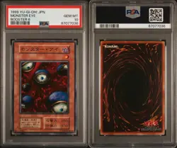 YuGiOh PSA10 Monster Eye Booster Early Japanese Card Vintage Rare - Image 4
