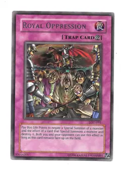 Yugioh! Royal Oppression LOD-091 | Legacy of Darkness Trap Card LP - Image 1