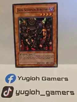 YUGIOH DARK SCORPION BURGLARS PGD COMMON UNLIMITED LIGHT PLAYED - Image 1